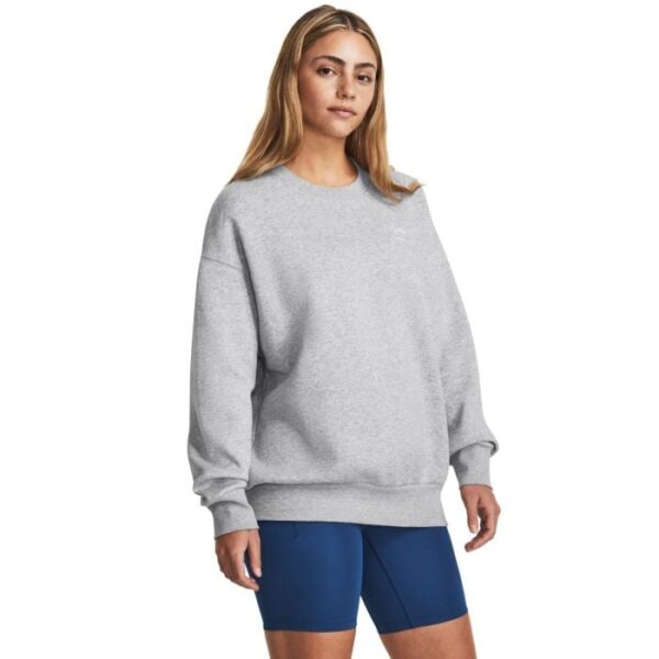 Under Armour Dámska mikina Essential Fleece OS Crew Grey  XSXS