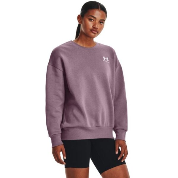 Under Armour Dámska Mikina Essential Fleece OS Crew Purple  XSXS