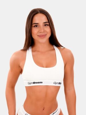 GymBeam Podprsenka Bralette White  XLXL