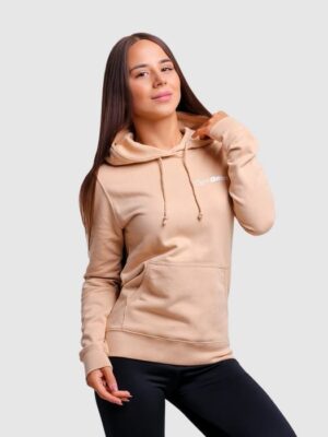 GymBeam Dámska mikina PRO Hoodie Sand  XL