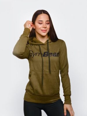 GymBeam Dámska Mikina Athlete Military Green  XXL