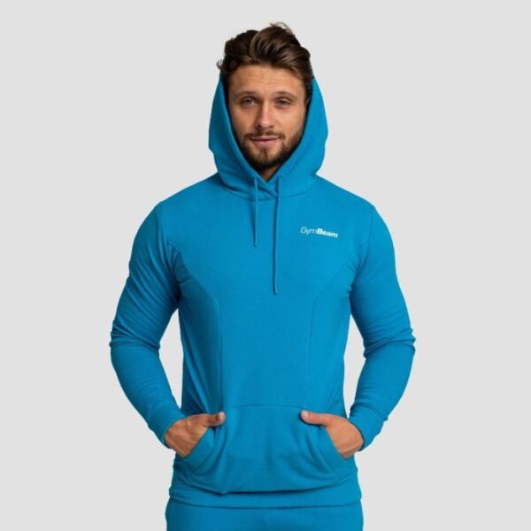 GymBeam Mikina Limitless Hoodie Aquamarine  SS