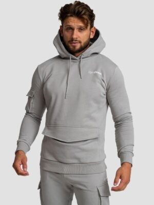 GymBeam Mikina TRN Hoodie Grey  SS