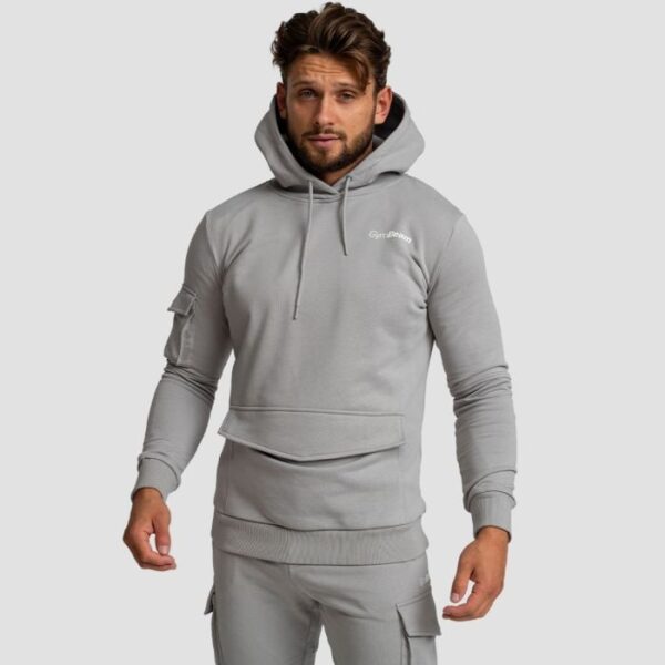 GymBeam Mikina TRN Hoodie Grey  SS