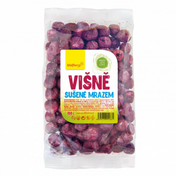 Wolfberry Lyofilizované višne 6 x 100 g