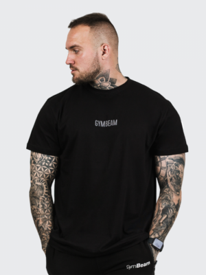 GymBeam Tričko FIT Black  XXXL