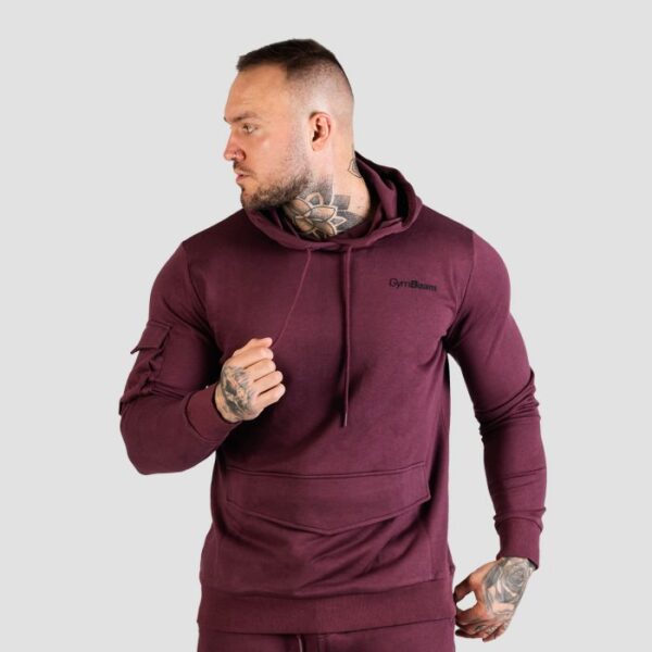 GymBeam Mikina TRN Hoodie Eggplant  XXXLXXXL