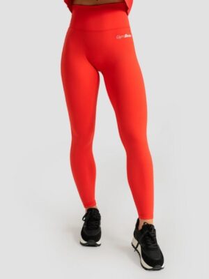 GymBeam Dámske legíny Limitless s vysokým pásom Hot Red  XXLXXL