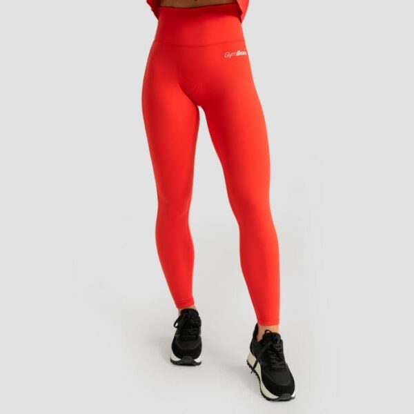 GymBeam Dámske legíny Limitless s vysokým pásom Hot Red  XXLXXL