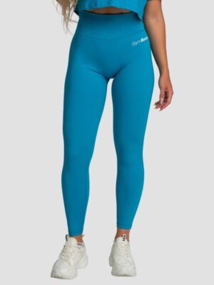 GymBeam Dámske legíny High-waist Limitless Aquamarine  LL