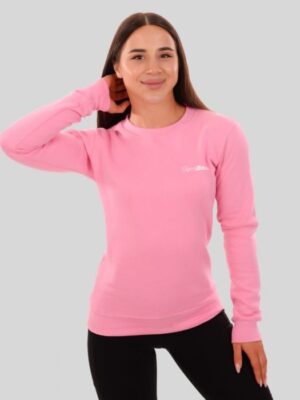 GymBeam Dámska mikina Basic Jumper Baby Pink  XSXS