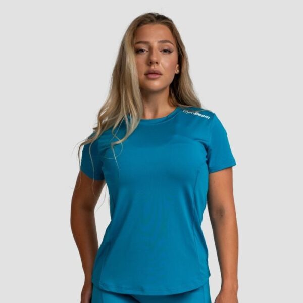 GymBeam Dámske športové tričko Limitless Aquamarine  XXLXXL