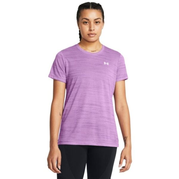 Under Armour Dámske Tričko Tech Tiger SSC Purple  L