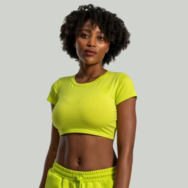 STRIX Dámske tričko Essential CropTop Chartreuse  XSXS