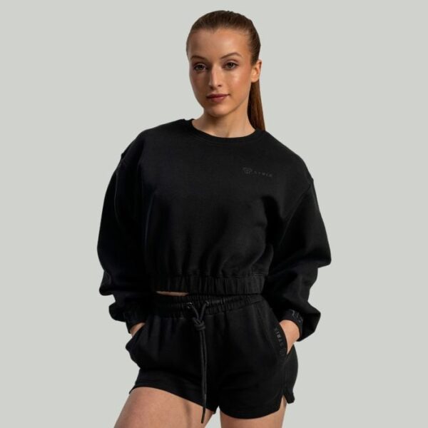 STRIX Dámska mikina Lunar Cropped Black  XXLXXL