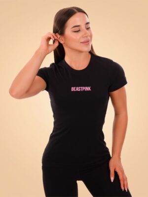 BeastPink Dámske tričko Daily Black  S