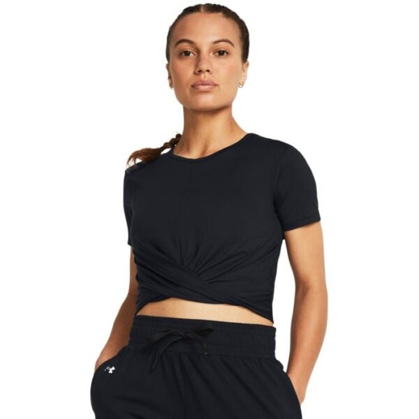 Under Armour Dámske tričko Motion Crossover Crop SS Black  LL