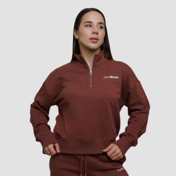 GymBeam Dámska mikina 1/2 Zip Agile Root  XXLXXL