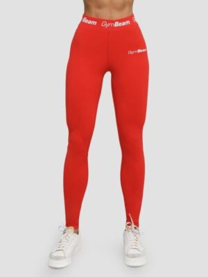 GymBeam Dámske legíny Simple Rouge Red  SS