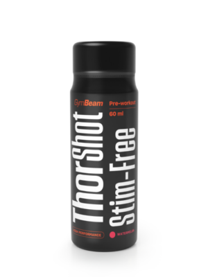 GymBeam Thor Stim-free shot 20 x 60 ml vodný melón