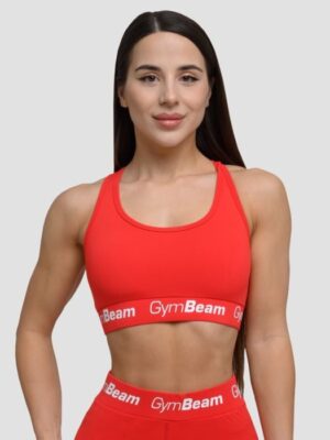 GymBeam Športová podprsenka Simple Rouge Red  SS