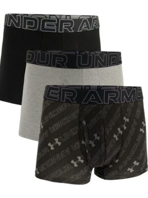 Under Armour Pánske boxerky M Perf Cotton Nov 3in 3Pack  SS