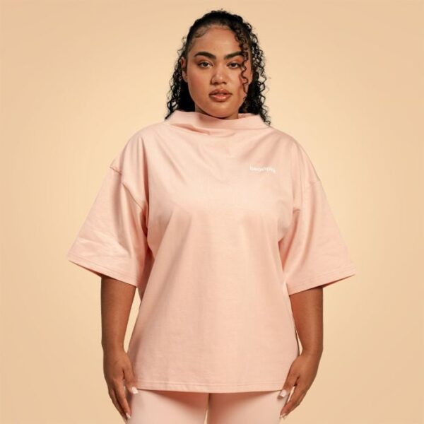 BeastPink Dámske tričko Oversized Bliss Pink  SS