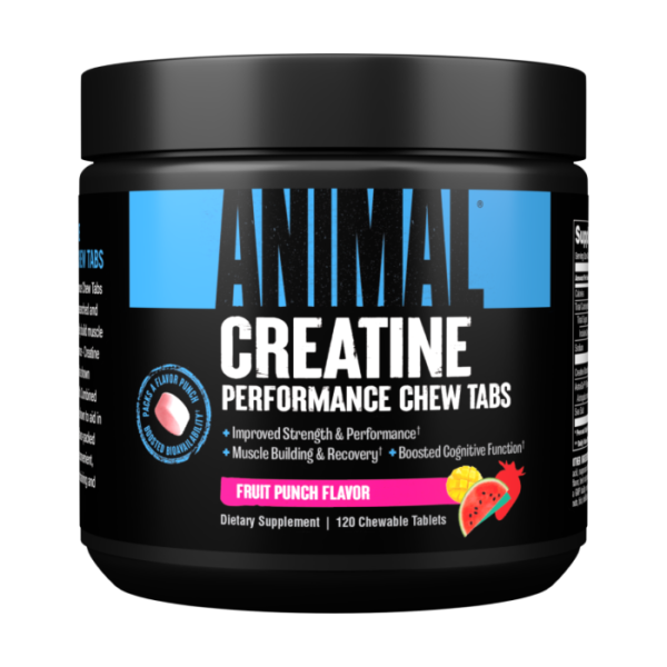 Universal Nutrition Animal Creatine Chews 120 tab. zelené jablko