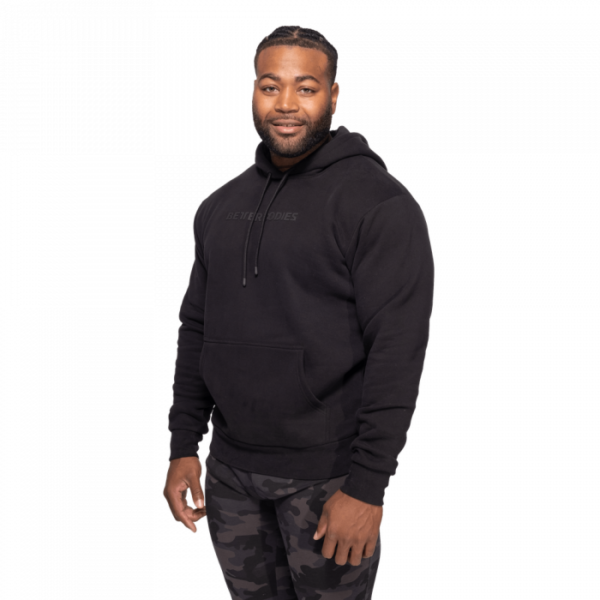 Better Bodies Logo Hoodie Black  M