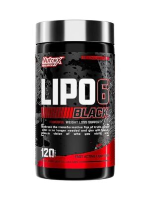 Lipo 6 Black 120 kaps - Nutrex bez príchute