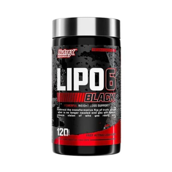 Lipo 6 Black 120 kaps - Nutrex bez príchute