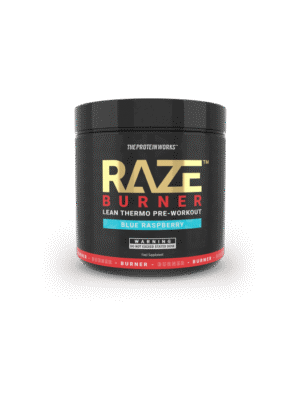 The Protein Works Raze Burner 300 g modrá malina