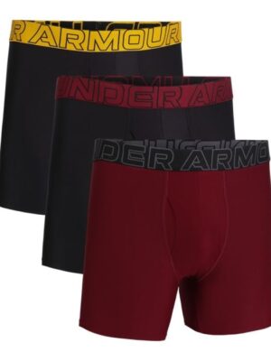 Under Armour Pánske boxerky M Perf Tech 6in 3pack Red  SS