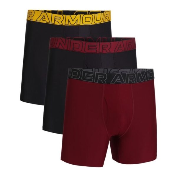 Under Armour Pánske boxerky M Perf Tech 6in 3pack Red  SS