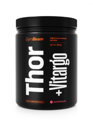 GymBeam Thor Fuel + Vitargo 600 g zelené jablko