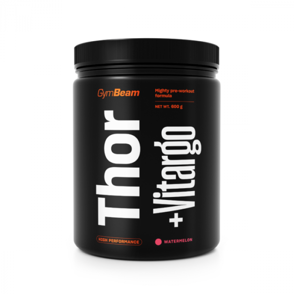 GymBeam Thor Fuel + Vitargo 600 g zelené jablko