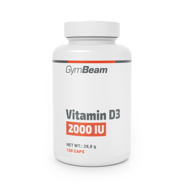 GymBeam Vitamín D3 2000 IU bez príchute