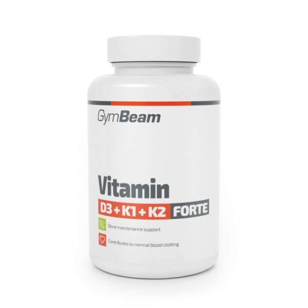 GymBeam Vitamin D3+K1+K2 Forte