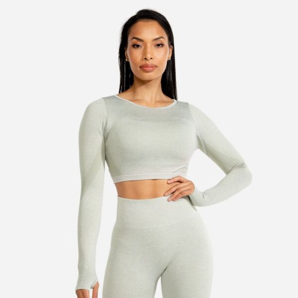 SQUATWOLF  Športový Top Seamless Crop Top Ice  L