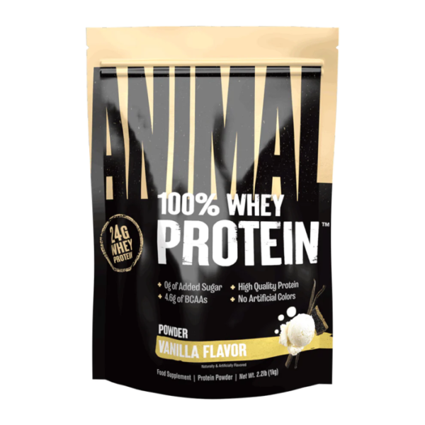 Universal Nutrition Animal 100 % Whey Proteín 1000 g vanilka