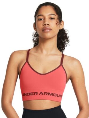 Under Armour Podprsenka Seamless Low Long Bra Pink  L