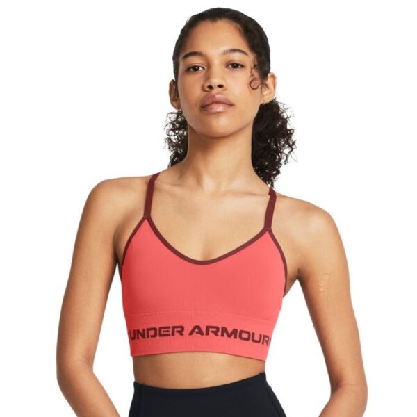 Under Armour Podprsenka Seamless Low Long Bra Pink  L