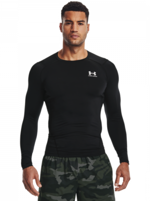 Under Armour Kompresné tričko HG Armour Comp LS Black  XXL