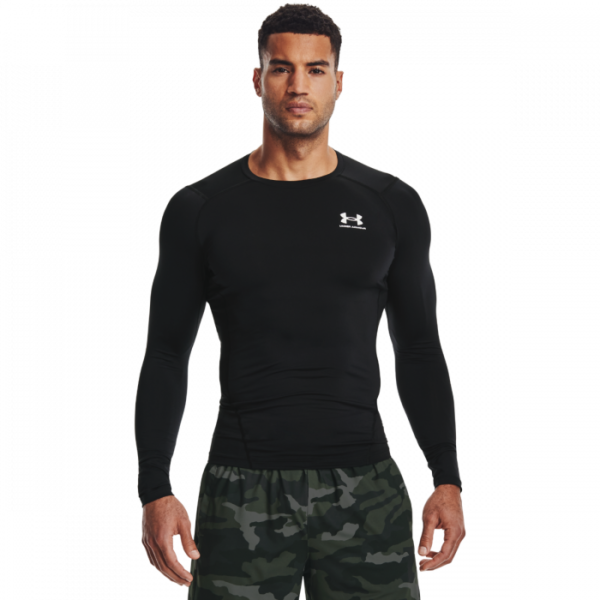 Under Armour Kompresné tričko HG Armour Comp LS Black  XXL