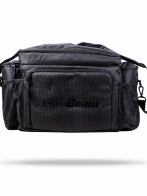 GymBeam Taška na jedlo Fit Prep Black + 6 krabiček