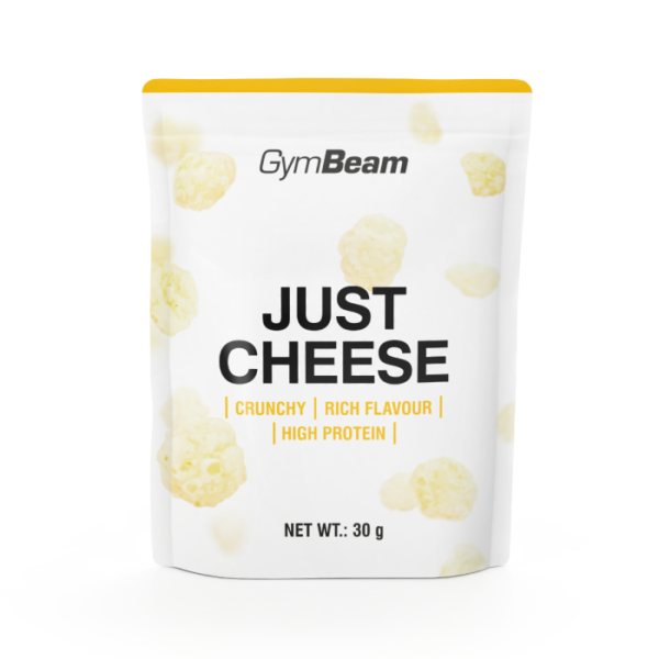 GymBeam Syrový snack Just Cheese 10 x 30 g paradajka - sladké čili