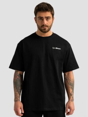 GymBeam Tričko Oversized Limitless Black  XXXLXXXL