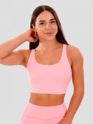 GymBeam Športová podprsenka Cut-Out pink  XXLXXL