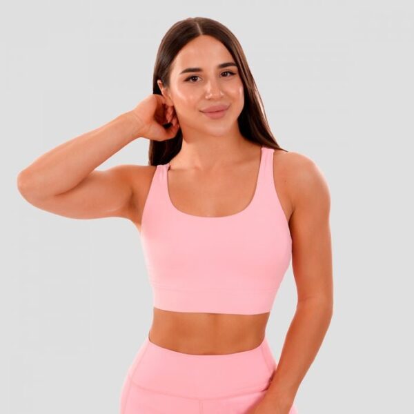 GymBeam Športová podprsenka Cut-Out pink  XXLXXL