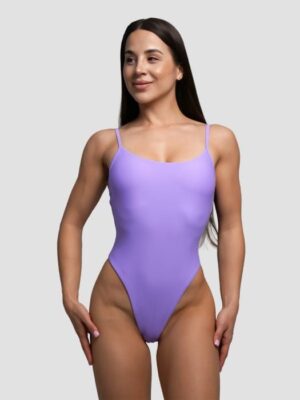 GymBeam Jednodielne plavky ARUBA Lilac  SS